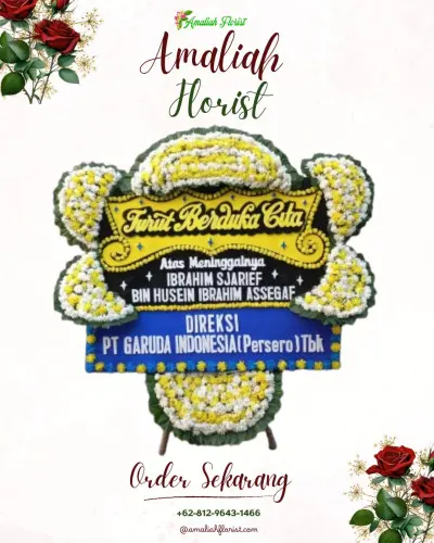 Papan Bunga Duka di Udanwuh