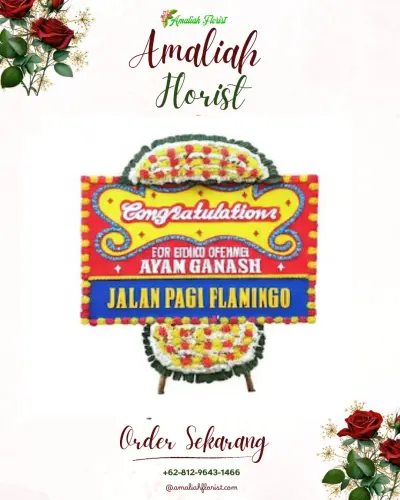 Bunga Papan Congratulation di Udanwuh